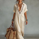 Else - Maxikleid im Boho-Stil mit Blumenmuster