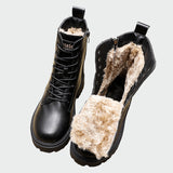Janine - Winter-Lederstiefeletten