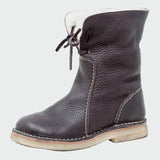 Isolde - Damenstiefel aus wasserdichtem Leder mit Wollfutter