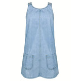 Gertraud - Lässiges Denim-Kleid