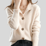 Klara - Cardigan aus Kaschmir im Retro-Stil