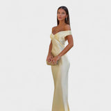 Cornelia - Maxi-Kleid aus Satin