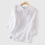 Hannelore - Elegante Bluse mit Knöpfen