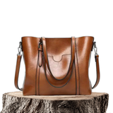 Wilhelmine - Luxuriöse Lederhandtasche