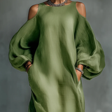 Elsbeth - Maxikleid mit schulterfreien Trägern