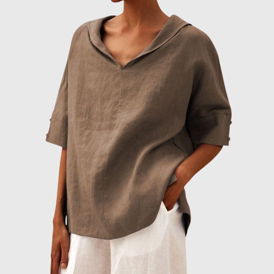 Anna - Lässige Bluse mit lockerer Passform