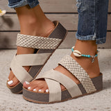 Angelika - Elegante Geflochtene Sandalen