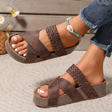 Angelika - Elegante Geflochtene Sandalen