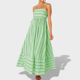 Lore - Lange gestreifte Robe