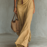 Christiane - Maxikleid mit Reverskragen und langen Ärmeln
