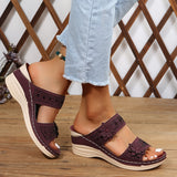 Cornelia - Komfortable Keil-Sandalen