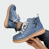 Ida - Orthopädische Leder-Stiefeletten bis zum Knöchel