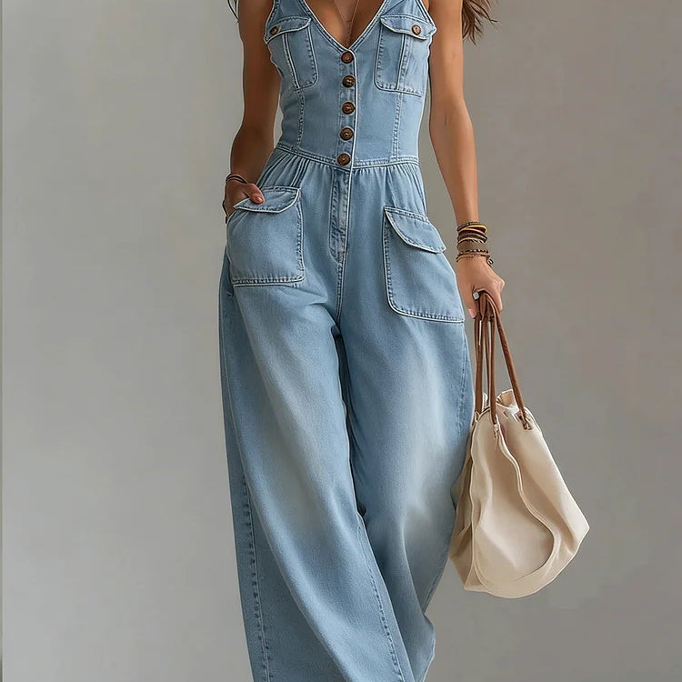 Christiane - Lässige Denim-Latzhose