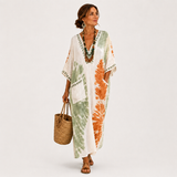 Katharina - Kaftan Tie-Dye Grün