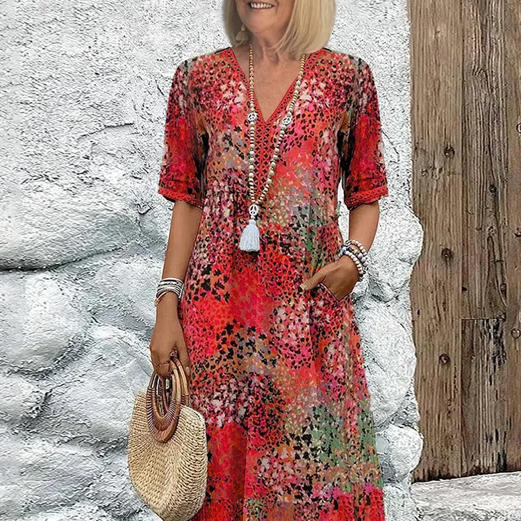 Verena - Midi Kleid für Damen