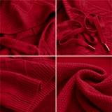 Emilia - Kapuzenpullover aus Zopfstrick