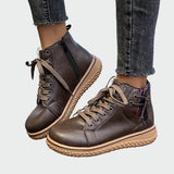 Ida - Orthopädische Leder-Stiefeletten bis zum Knöchel