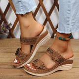 Cornelia - Komfortable Keil-Sandalen