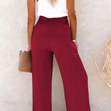 Ernestine - Hochtaillierte Lockere Hose