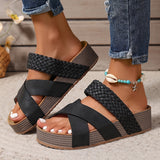 Angelika - Elegante Geflochtene Sandalen
