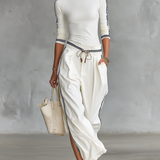 Greta - Sportset mit weitem Hosen und Kordel