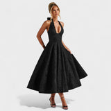 Leonore - Midikleid mit Textur