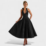 Leonore - Midikleid mit Textur