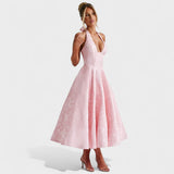 Leonore - Midikleid mit Textur