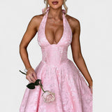 Leonore - Midikleid mit Textur