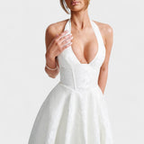 Leonore - Midikleid mit Textur