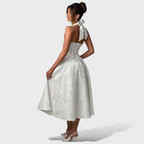 Leonore - Midikleid mit Textur