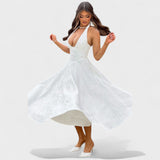 Leonore - Midikleid mit Textur