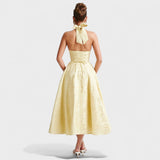 Leonore - Midikleid mit Textur