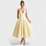 Leonore - Midikleid mit Textur