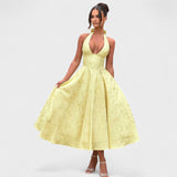 Leonore - Midikleid mit Textur