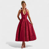 Leonore - Midikleid mit Textur