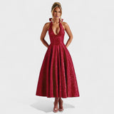 Leonore - Midikleid mit Textur