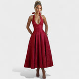 Leonore - Midikleid mit Textur