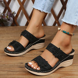 Cornelia - Komfortable Keil-Sandalen