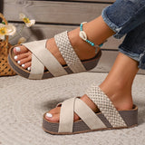 Angelika - Elegante Geflochtene Sandalen