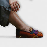 Johanna - Mokassin Braun Leopard