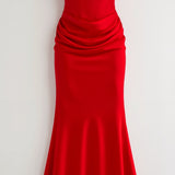Helga - Lange Robe mit Korsett