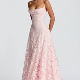 Adelheid - Lange Robe mit Korsett