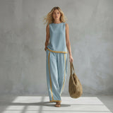 Andrea - Elegantes Leinenset