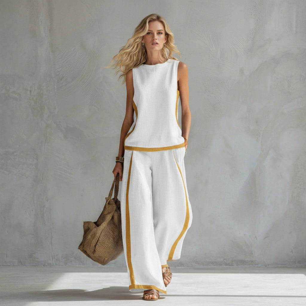 Andrea - Elegantes Leinenset
