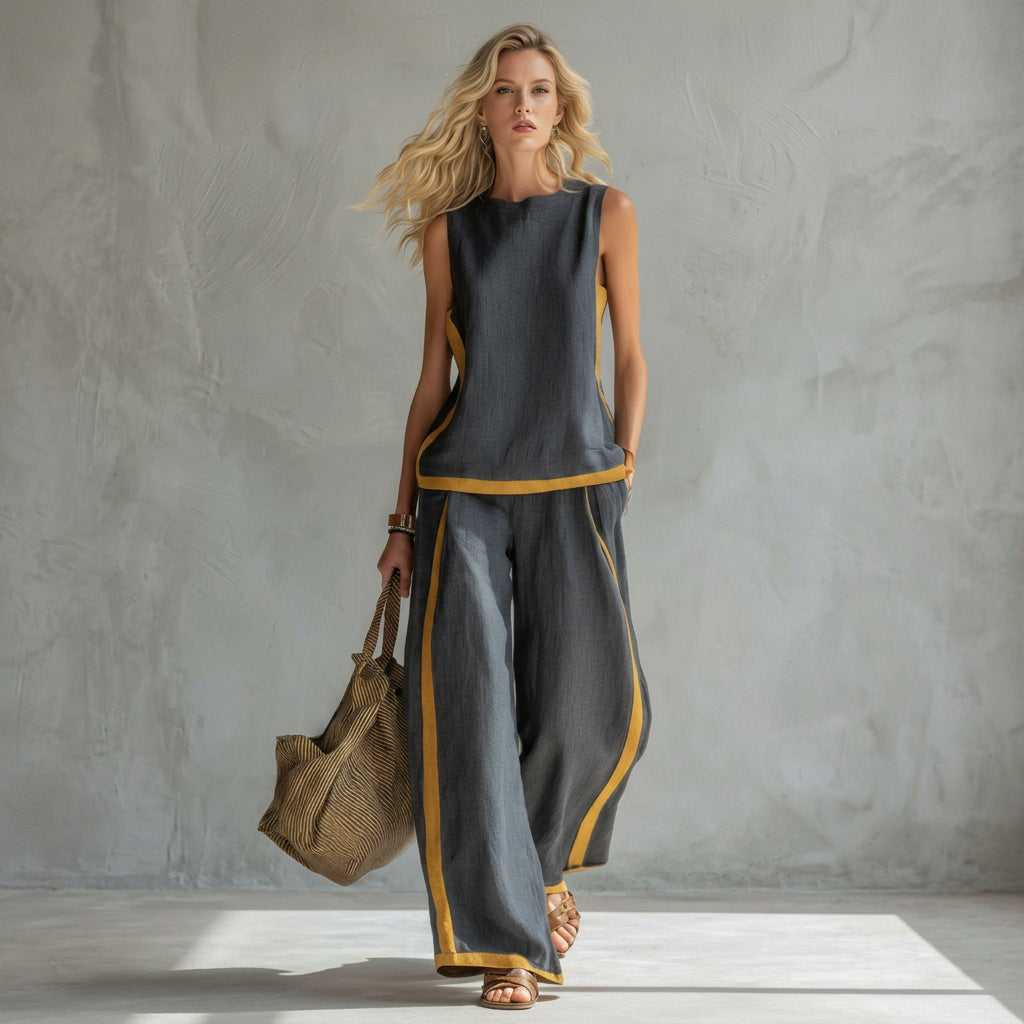 Andrea - Elegantes Leinenset