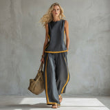 Andrea - Elegantes Leinenset