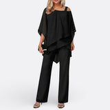 Amalie - Nachthemd-Set aus Chiffon