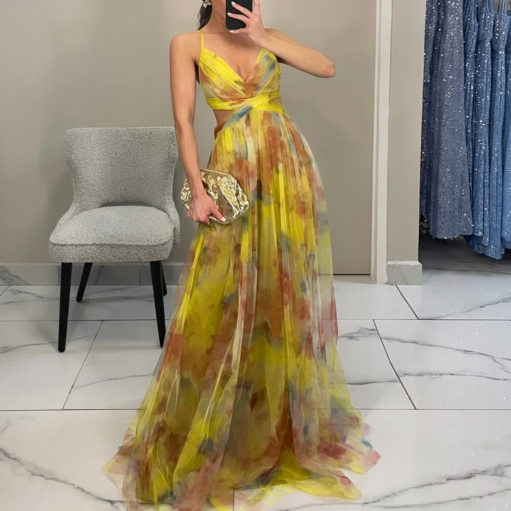 Bettina - Maxikleid mit Floralprint