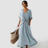 Reinhild - Fließendes und Lässiges Kleid